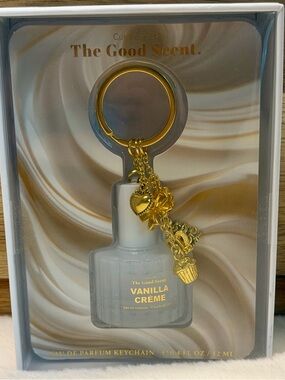 The Good Scent Vanilla Crème Bag Charm Mini Fragrance Viral Keychain Gift 12mL
